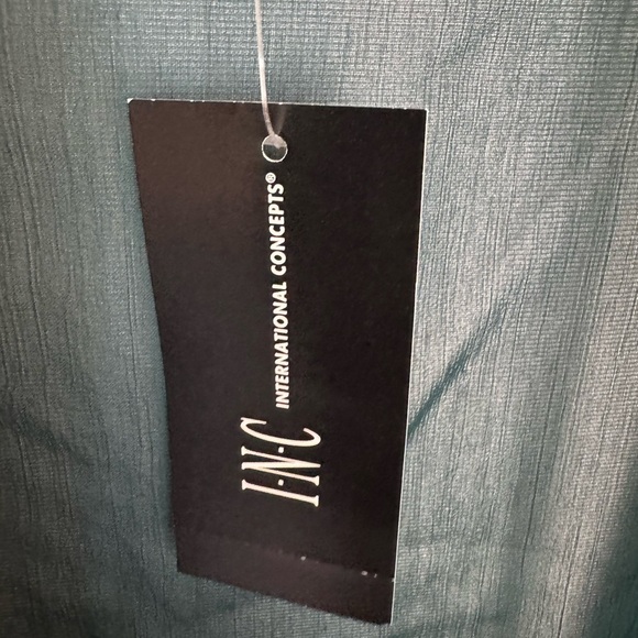 INC International Concepts Deep Green Sheer Kimono Cover-Up NWT - Picture 7 of 7